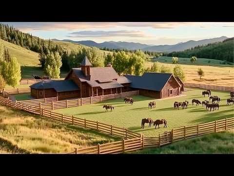 Man Transforms Land into a Ranch with a Stunning Custom
