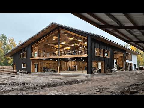 Two Men Build MASSIVE 750 000 Barndominium in ONLY 1 Year