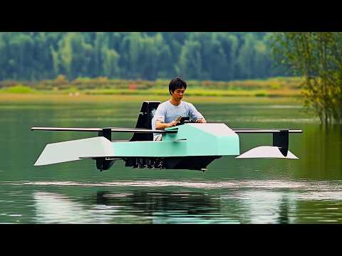 Men Build a Giant FLYING BOAT in 100 Days DIY Ekranoplan by