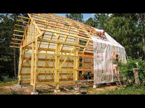 How to Build a Cheap DIY Wooden House Step by Step by