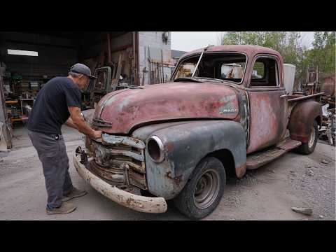 Man Transforms JUNKYARD Pickup Into A LUXURY Roadster 1949