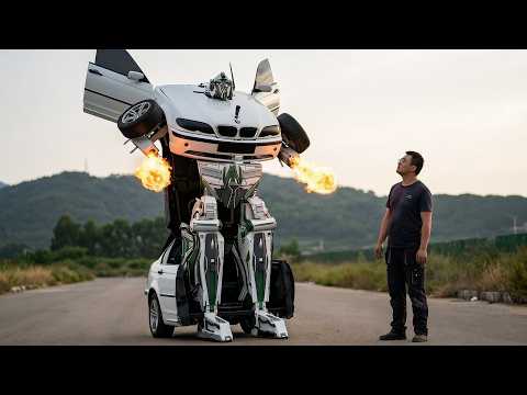 Man Turns Old Car into Real Life TRANSFORMER Crazy Homemade