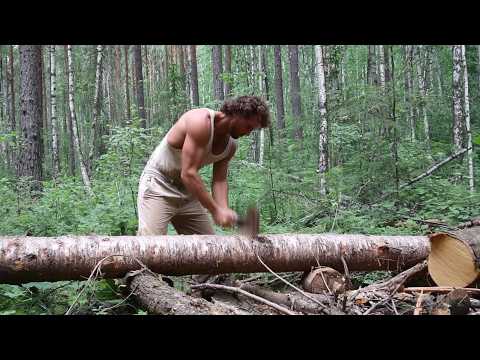 Man Builds an OFF GRID Cabin Alone in the Wild North Start