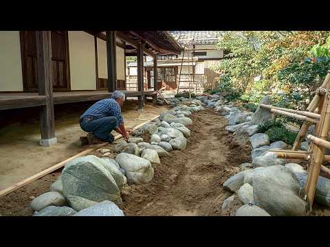 Men Build Traditional Japanese Garden Over 3 Years Start to