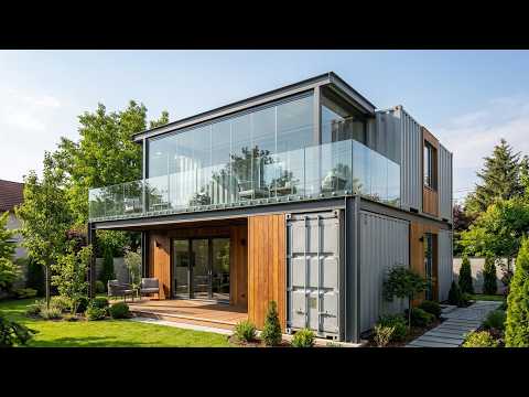 Building 2 Floors Shipping Container Home with Amazing