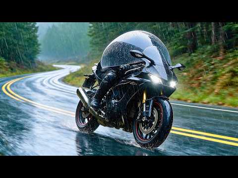 The Motorcycle That Beats the Rain Built in a Garage by