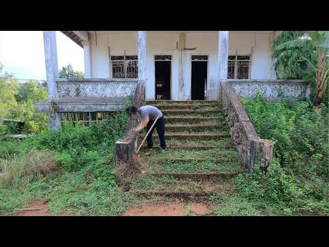 Woman and Man Clean OLD BURIED House and Give It a Second