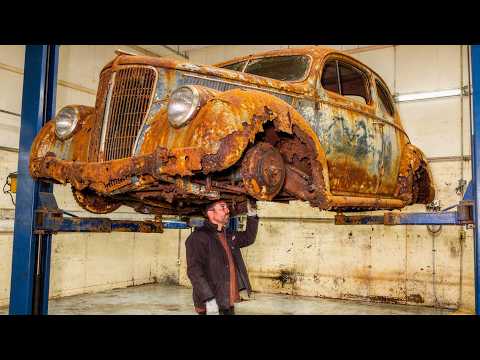 From Rusted JUNKYARD Shell to CLASSIC Show Car 1938 Pontiac