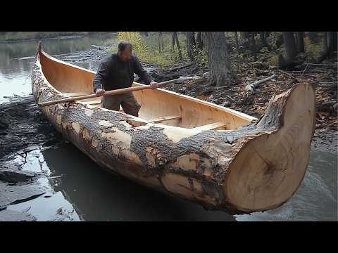 How this Survival Expert Turned a Massive Log into Amazing