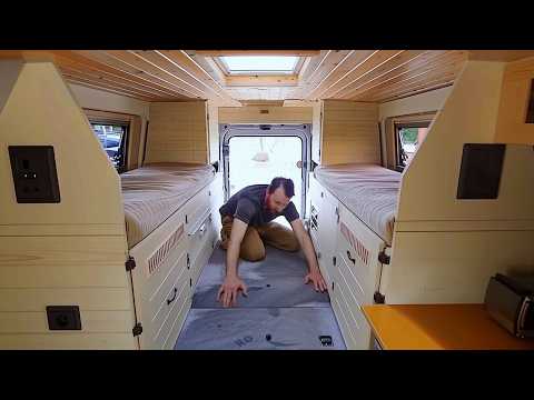 Man Builds Amazing DIY CAMPERVAN Start to Finish Conversion