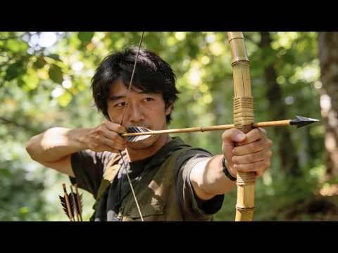How to make Arrows and Bow from BAMBOO Japanese Joinery by