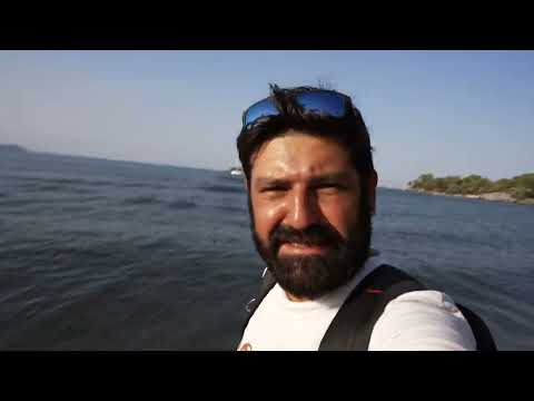 KARAVANA EŞEK GİRDİ KAMPTA DEV MAVİ YENGEÇLER YAKALADIK