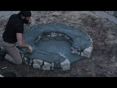 I Made a Wonderful Fire Pit in Nature and Cooked Meat