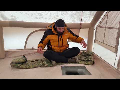 I Fished in a Tent on a Frozen Lake at 30 C