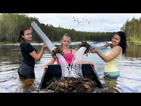 Crayfish Straight from the River Cooking In The Style Of