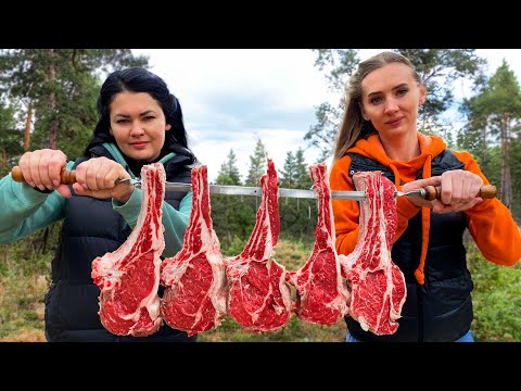 Minutes From Classic to Exotic Meat Dishes Outdoors