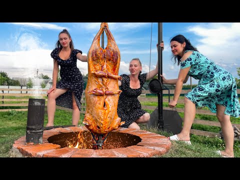 Juicy Cooking of Whole Lamb Delicious Chicken and Tender