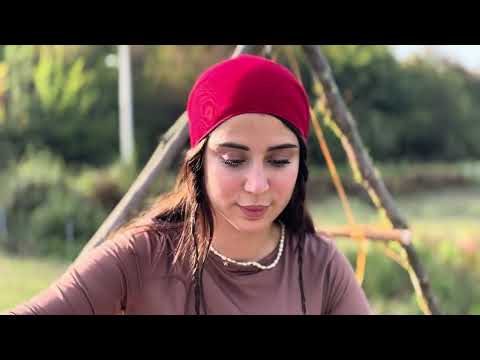 Cooking Vegetable Borek in Our Homemade Wood Fired Oven