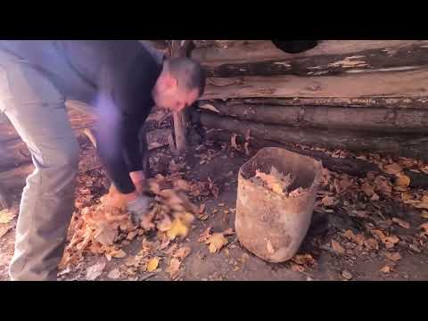 Log cabin homemade plank floors continuation of the