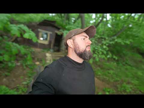 Storm Hits My Dugout by the River Cozy Solo Night ASMR