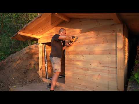 The story of my dream Building a wooden hut in the mountains