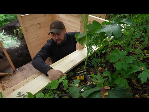 First solo overnight in a new forest hut construction of a