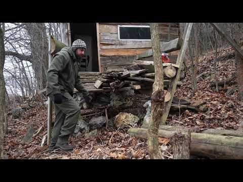 River Cabin Transformation Working in the Rain Warm Night