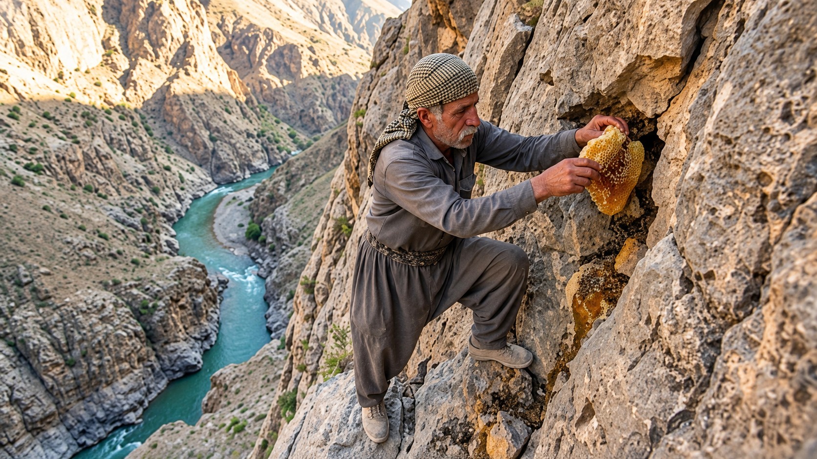 Nomads in search of wild honey the secret of healing gold