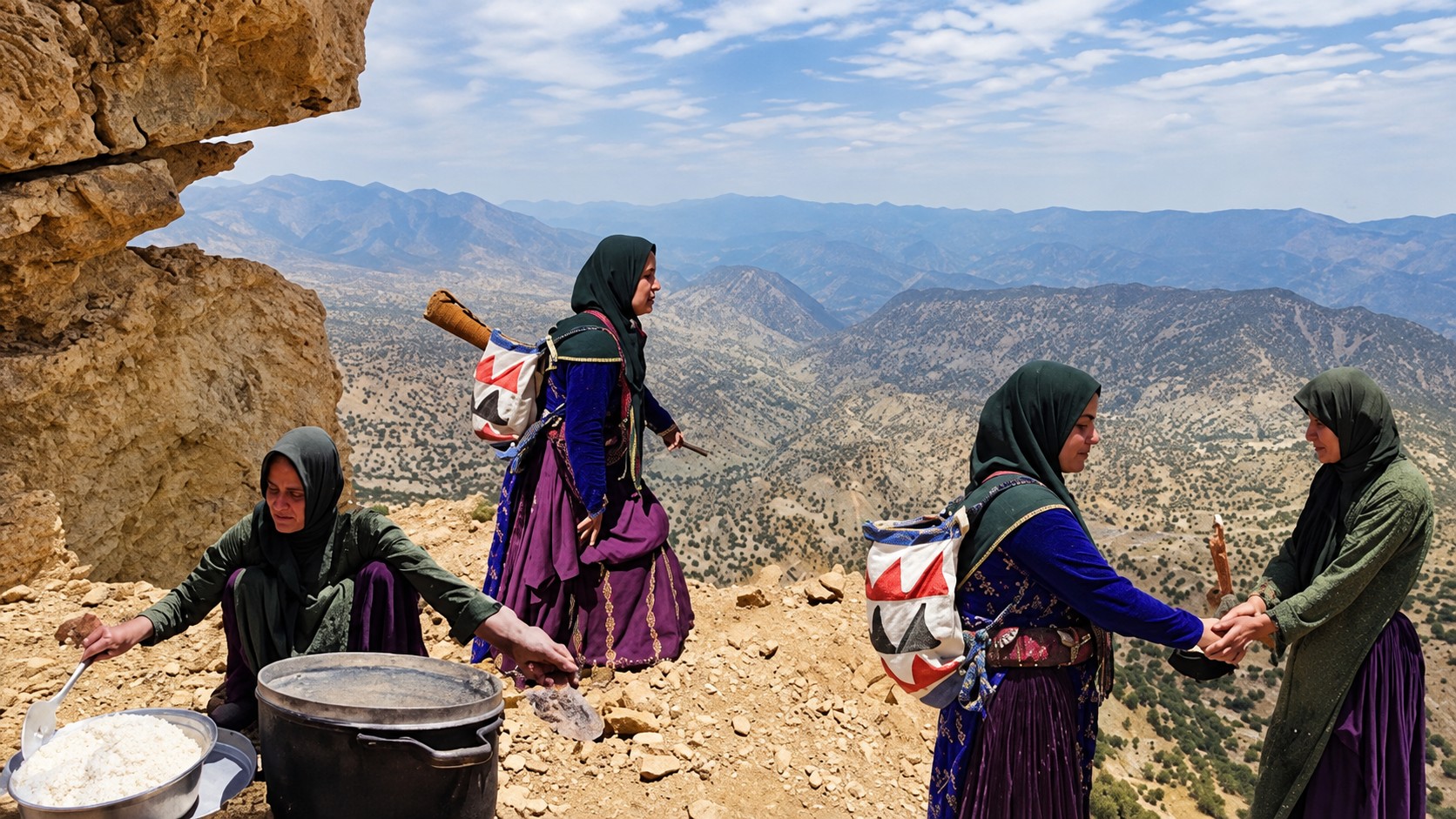 The most breathtaking scenes Kulthum climbing deadly
