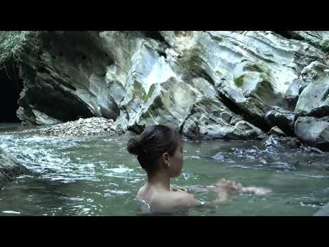 Build a strong shelter survival bathe in streams and cook