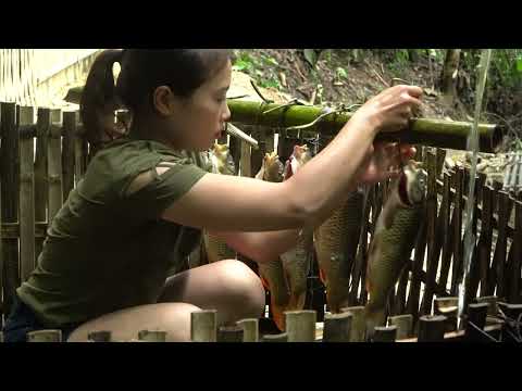 skills catching stream fish smoking fish meat making