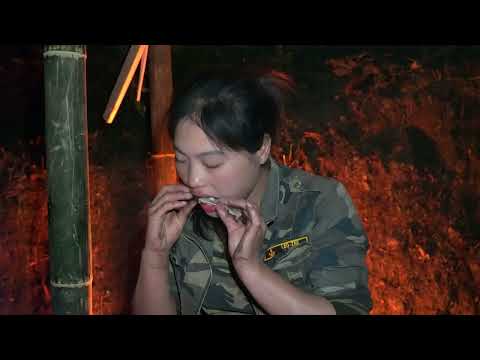 lost in the forest with many predators scared and ran away