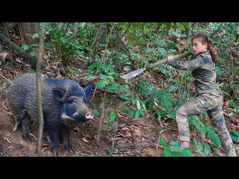 Detect wild boar tracks quickly create traps to catch wild
