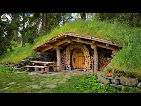 Building a Hobbit House in the Forest A Magical