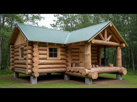 He Built a Full Size Pine House With Nothing but Hand Tools