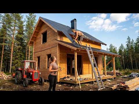 Couple Turns Bare Pines Into a Cabin