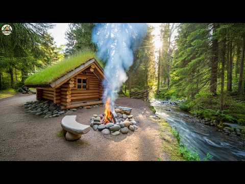 Crafting a Wooden House in the Wilderness A Daring DIY