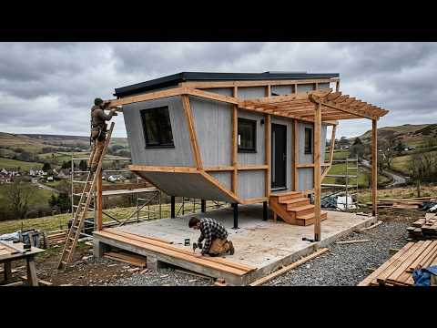 Cedar Pergola Turns This Box Into a Home