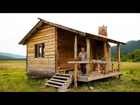 Alone in the Deep Forest Building a Stone House From Scratch