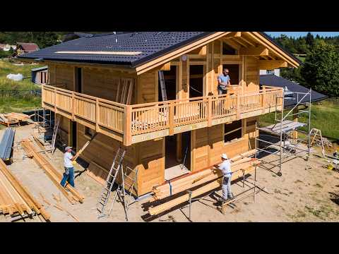 A Year Journey to Complete a Large House Built Step by Step
