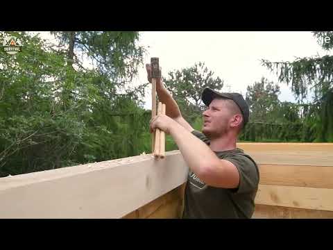 A Big Happy Family Builds a Stunning Wooden House A Journey