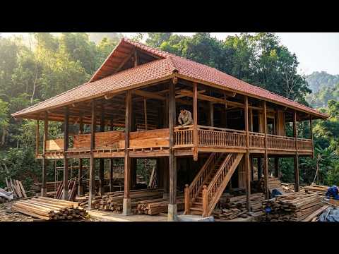How an Entire Village Built a Wooden House Together