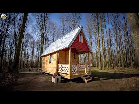 One Man s Amazing Wooden House Built Entirely by Hand