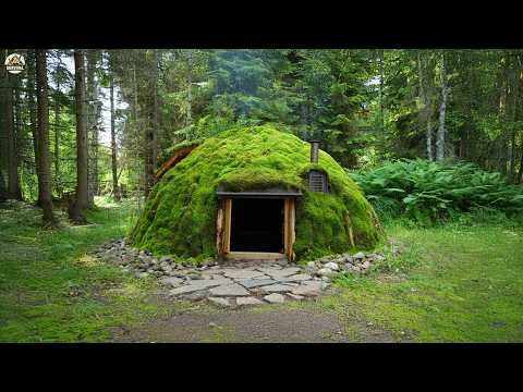 Building an Epic Shelter from Clay Stone Moss You Won t