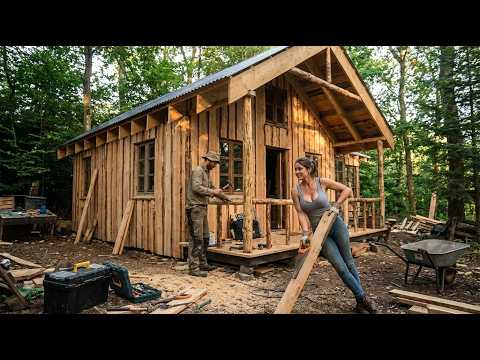 A Couple With No Experience Built This Cabin From Scratch