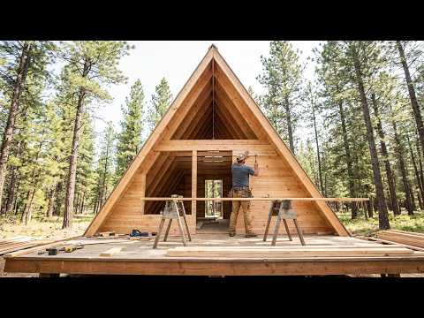 How This Luxury Wooden Cabin Tent Was Finished Step by Step
