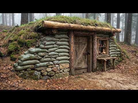 Young Man Builds a Hidden Underground Survival Base Alone