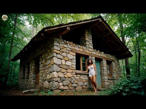 She Built Her Dream Home with Just Stones and Cement You