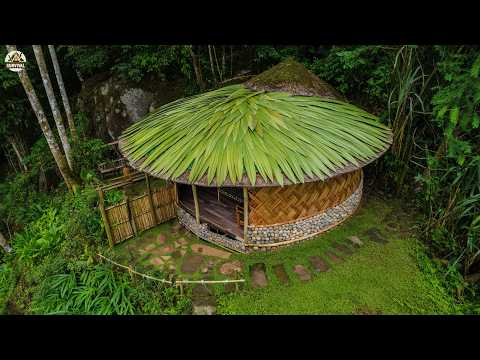 Watch This Talented Man Build a Bamboo Shelter from Scratch