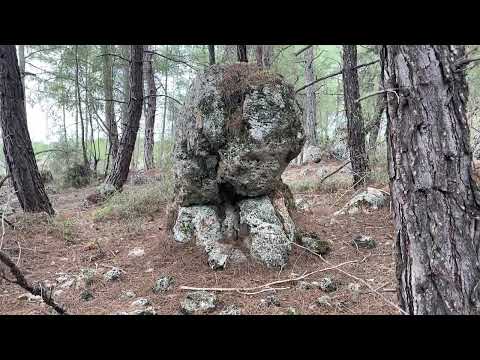 KAYADA ÜÇGEN DEFİNE GİRİŞİ VE KAMPLUMBAĞA İŞARETİ AYNI YERDE